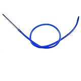 Douup 71-Zoll-Huka Silikon-Schlauch, Arabische Shisha Special High-Grade-Rohr-Huka Rohr Rohr-Aluminiumhandgriff, Leicht Zu Reinigen Grün, Rot, Blau, Schwarz, Weiß, Gelb,Blau