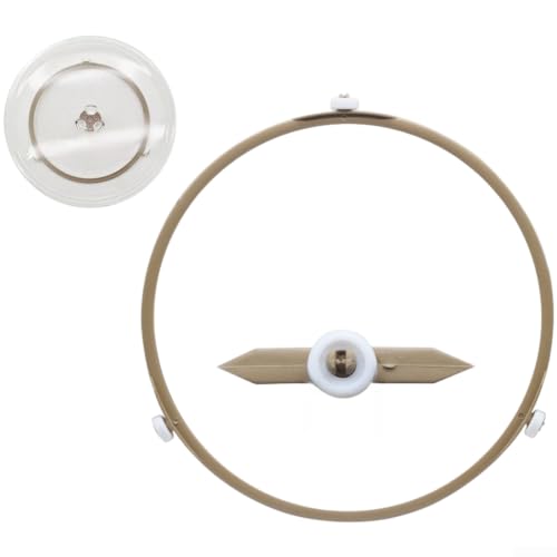 Anneau de rouleau de four à micro-ondes de 17,8 cm – Base rotative en plastique dur de rechange pour plaques en verre de 24,5 à 27 cm à rotation lisse (E)