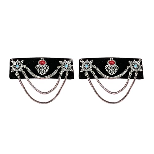 Elegante accesorio para el pelo con toques mongoles y borlas fluidas, portátil para amantes de la moda retro y étnica