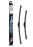 Lieferumfang: 1 Set für Frontscheibe, Fahrerseite (Länge: 600mm) und Beifahrerseite (Länge: 450mm)