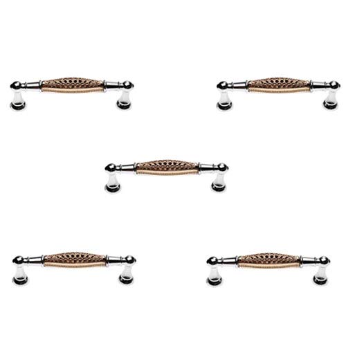 5Pcs Pull Handle Cabinet Wardrobe Door Pulls Dresser Drawer Handles Kitchen Cupboard Handle Knobs - 150mm