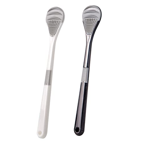 CALLARON Tongue Cleaning Tools for Adults Tongue Scrapers Brush Set Home Oral Care for Fresh Breath