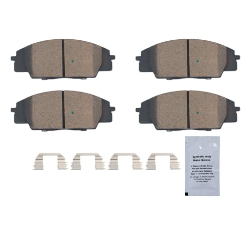 Image of HUSCH D829 Front Ceramic Brake Pads Kit Fit For Acura CSX 2002-2011, For Honda Civic 2000-2011