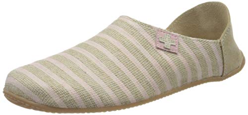 Living Kitzbühel Damen Pantoffel mit Streifen & Kreuz Pantoffeln, Rosewater