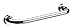 Produktbild Emco Loft Badewannengriff, Wannengriff chrom, Haltegriff für Badewanne, Duschgriff, Länge 300 mm - 457000130
