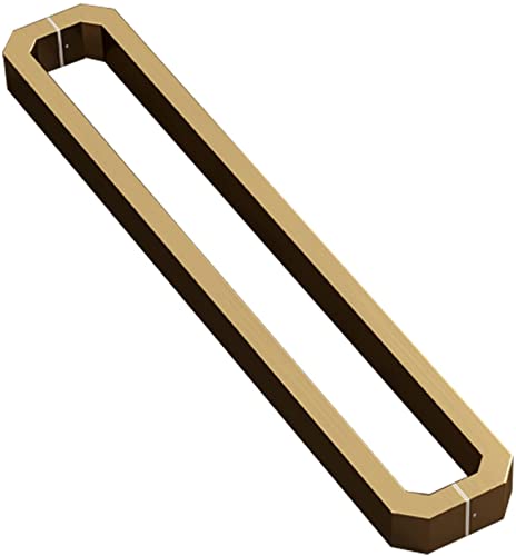 Poignée de porte coulissante de style grange acier inoxydable nickel brossé