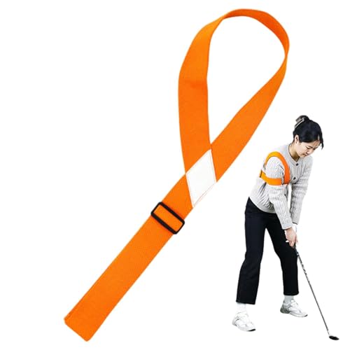 Samuliy Correa de entrenamiento de swing de golf, cinturón de corrección de postura de golf, correa de alineación de gestos de swing de golf portátil para mujeres, ayuda de entrenamiento de swing de