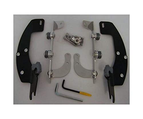 Memphis Shades MEM8991 Black Trigger-Lock Mount Kit fits Honda VT750/1100 Shadow Models 1998-2007
