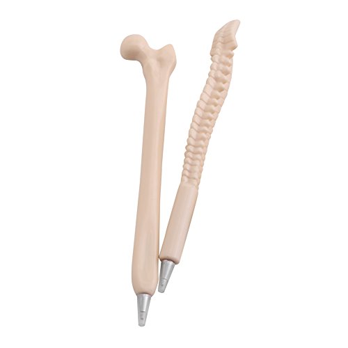 Divertido Bolígrafo con Forma de Hueso, Esqueleto como 5 Bolígrafos de Medicina Creativa, Regalos para la Columna Vertebral de la Enfermera, 5 uds., Juego de 5 uds., Bolígrafo con