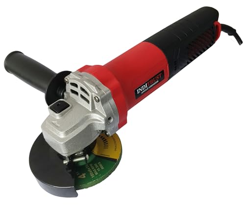 Image of Inditrust 1200W 3 MONTHS WARRANTY 100% Copper Winding Electric angle grinder machine 4inch with 1pc grinding wheel