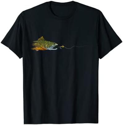 Fly Fishing Brook Trout Dry Fly Tying Fisherman T-Shirt