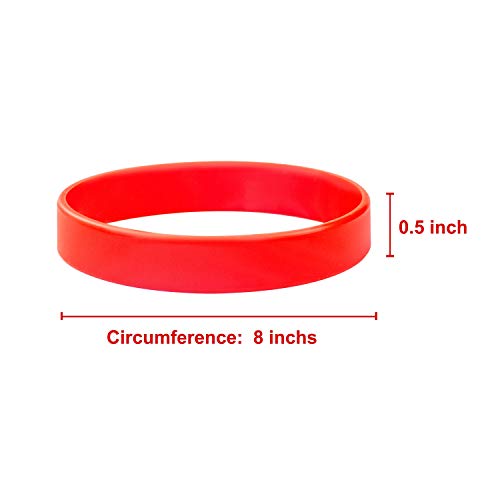 Image of 12pcs /Pack 12 Multi-Colors Blank Silicone Wristbands Rubber Bracelets