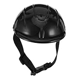 Solution d'ajustement polyvalente : grâce à sa sangle réglable, ce casque pour chiens de taille moyenne s'adapte aux petites, moyennes et grandes races, un maintien confortable et sans glissement. convient également pour le vélo et la moto