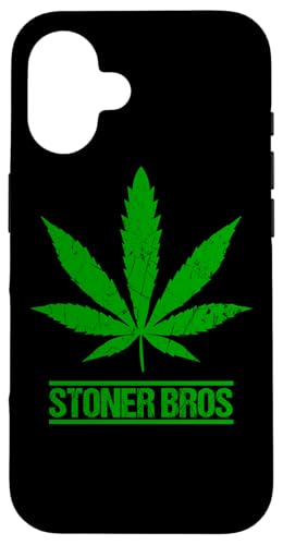 STONER BROS �}���t�@�i Funny Cannabis Weed �X�}�z�P�[�X iPhone 16 �p