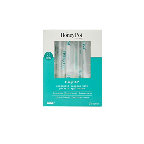 The Honey Pot Clean Cotton Super Tampons
