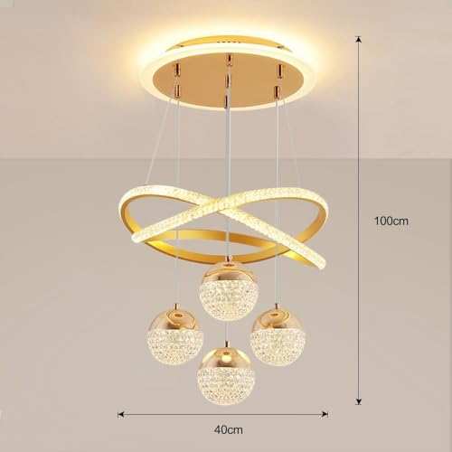 Lámpara colgante LED moderna atenuable para iluminar comedores y salones oscuros 2