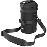 AMBITFUL Kleine Objektivtasche 100×165mm - Wasserdicht Staubdicht Stoßfest, Dicke Polsterung für DSLR/Spiegellose Objektive (Sony Nikon Canon Fujifilm Tamron)