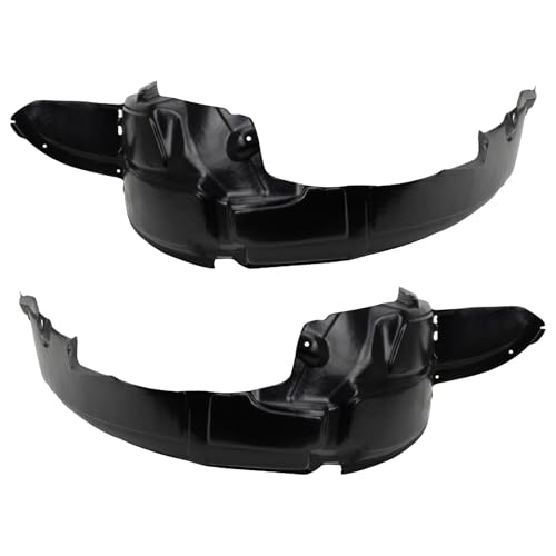 Image of TRQ Front Inner Fender Liner Set Compatible with 2012-2013 Hyundai Accent HY1248122 HY1249122