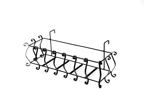 fioriera da balcone in ferro battuto portavasi portafiori da ringhiera balconiera