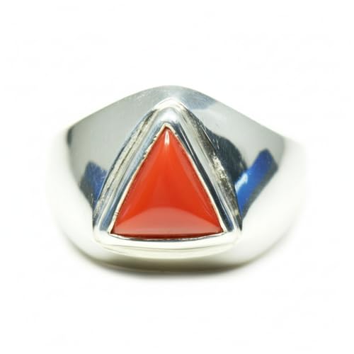 Bague en argent homme avec pierre naturelle 5 carats, le cadeau mémorable pour célébrer l'homme
