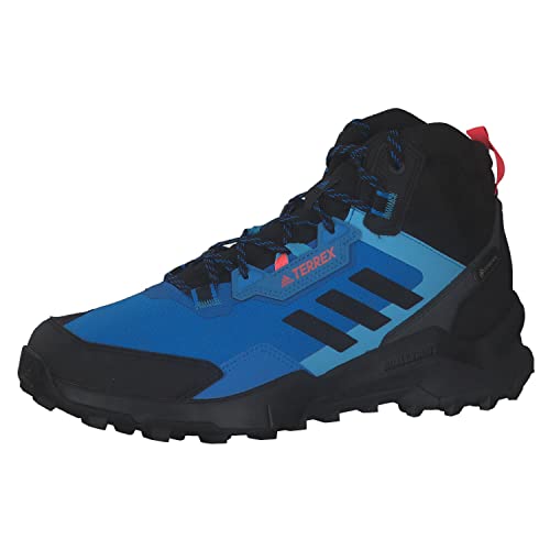 Adidas Terrex Ax4 Mid Gtx, Sneaker Hombre, Blue Rush Core Black Turbo, 42 Eu Adidas Terrex Ax4 Mid Gtx, Sneaker Hombre, Blue Rush Core Black Turbo, 42 Eu