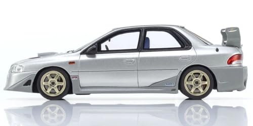 Kyosho Original 1:43 Subaru Impreza S201 plata miniatura 3