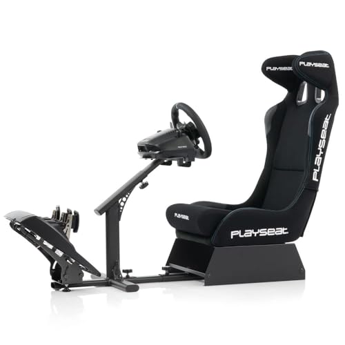 Image of Playseat Evolution Pro Sim Racing Cockpit | Comfortable Racing Simulator Cockpit | Easily Adjustable | Compatible with All Steering Wheels & Pedals on the Market | Supports PC & Console |Actifit