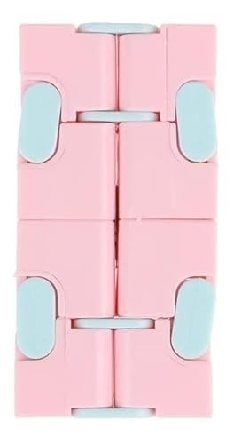Fidget Toy Cubo Infinito Infinity Cube Antistress No Brasil (Rosa)