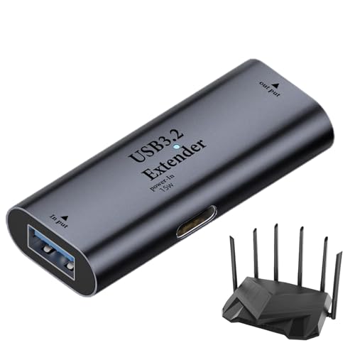 Huaxingda WIFI Booster | Dual Port 10m Signal Extender - Steady and Quick 15W Adapter, Multifunctional for Camera, Keyboard, Phone, Computer and WIFI