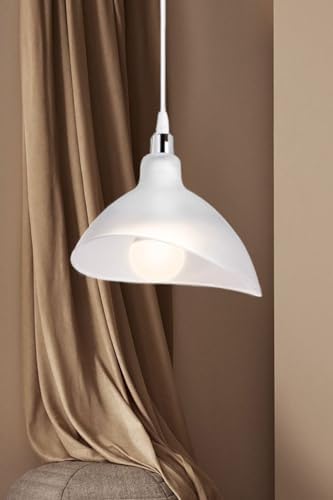 Bohhem Handel Mika Tekli Tavan Sarkıt Avize Buzlu Şeffaf Mutfak Hol Cafe İşletme Avize Şeffaf 22 x 20 - Görsel 6