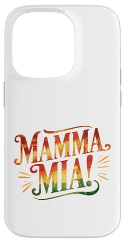 Mamma Mia Retro Vintage Grito Diseño Carcasa para iPhone 14 Pro