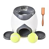 WCHRUOPS Compatible for Interactive Dog Ball Launcher with Food Reward Dispenser and Slow Feeder, Toy for Medium Small Dogs(D4)