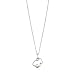 Collar TOUS Silueta de plata de primera ley con perla. Motivos: 1,6 cm y 0,4 cm. Largo: 40-45 cm.
