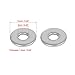 X AUTOHAUX M5 x 15mm x 1.5mm Stainless Steel Flat Washer Car Fastener Sealing Gaskets 220pcs