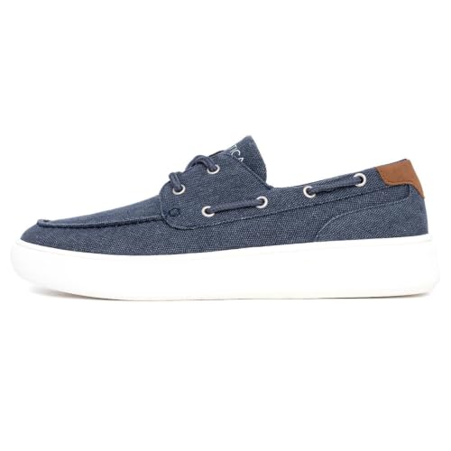 Image of NAUTICA Men's Lace-Up Boat Shoe Casual Loafers Comfort Sneaker - Walking Moccasin