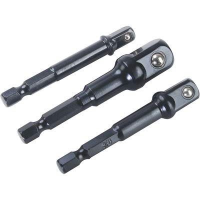 Klutch Impact Grade Socket Adapter Set - 3-Pc.