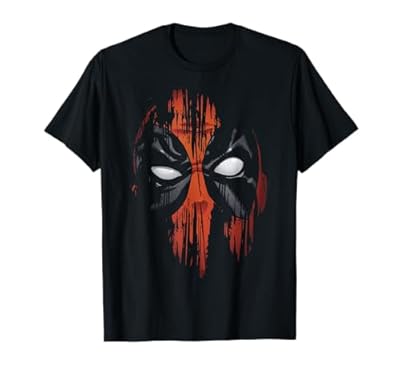 Marvel Deadpool Painted Face Distressed Hero Portrait Camiseta | Ya disponible en tu tienda friki favorita! En mundofriki.es! Marvel Deadpool Painted Face Distressed Hero Portrait Camiseta | Ya disponible en tu tienda friki favorita! En mundofriki.es!