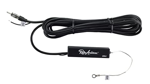 Retro Manufacturing HPA1 Black Amplified Hide-Away AM/FM Antenna