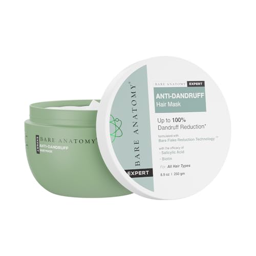 Image of Bare Anatomy EXPERT Anti-Dandruff Hair Mask | Targets Oily Scalp and Sheds Dry Flakes | 250g