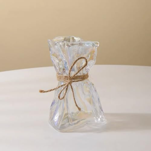 Jarrón de cristal grande con cuerda para centros de mesa de estilo granja y eventos especiales 2