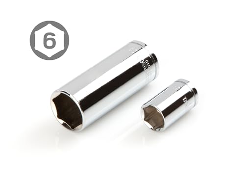 TEKTON 3/8-Inch Drive 6-Point Socket & Ratchet Set, Inch/Metric, 5/16-Inch - 3/4-Inch, 8 mm - 19 mm, 47-Piece (Case) | SKT15301 by TEKTON - Image 5