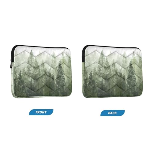 Funda para portátil de 13-14 pulgadas con diseño de árboles y protección impermeable miniatura 2