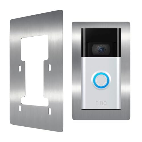 Stainless Steel Faceplate for Ring Video Doorbell