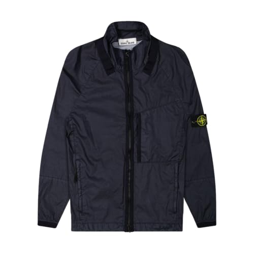 Stone Island Pre-loved, Membrana 3L TC Jacke, Marineblau, Größe S
