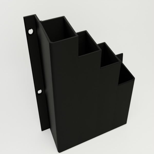 Amazon.com: 3DEXL Large Black Cable Tie Holder Storage Rack Wall Mount ...