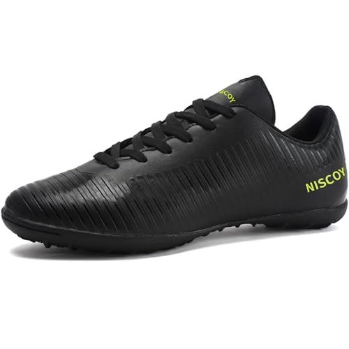 Soccer Cleats for Mens Womens Turf Soccer Shoes Indoor Unisex Football Boots Wide Training Sneaker
