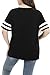 CARROTMOB Womens Plus Size Tops Summer Short Sleeve Casual Loose Tunic V Neck Tee T Shirts Black 4X