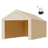 VEVOR Toldo de Repuesto para Cochera de 303x601 cm, Marco No Incluido