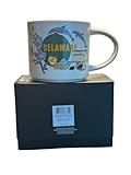 Delaware-Themed Artistic Design: Part of Starbucks’ Discovery Series, the mug features bold illustrations of dolphins, the Delaware Memorial Bridge, florals, and local foods that reflect the state’s identity. 14 oz Capacity for Hot Beverages: Sized f...