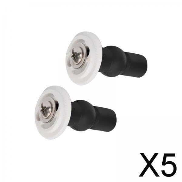 Image of 5xfix Toilet Seat Hinges Screws Universal Accessories Replaces Home